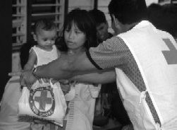 Woman with child